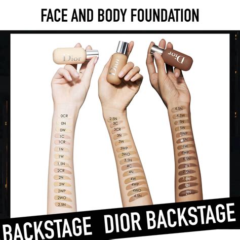 fond de teint dior backstage swatch|fond de teint backstage.